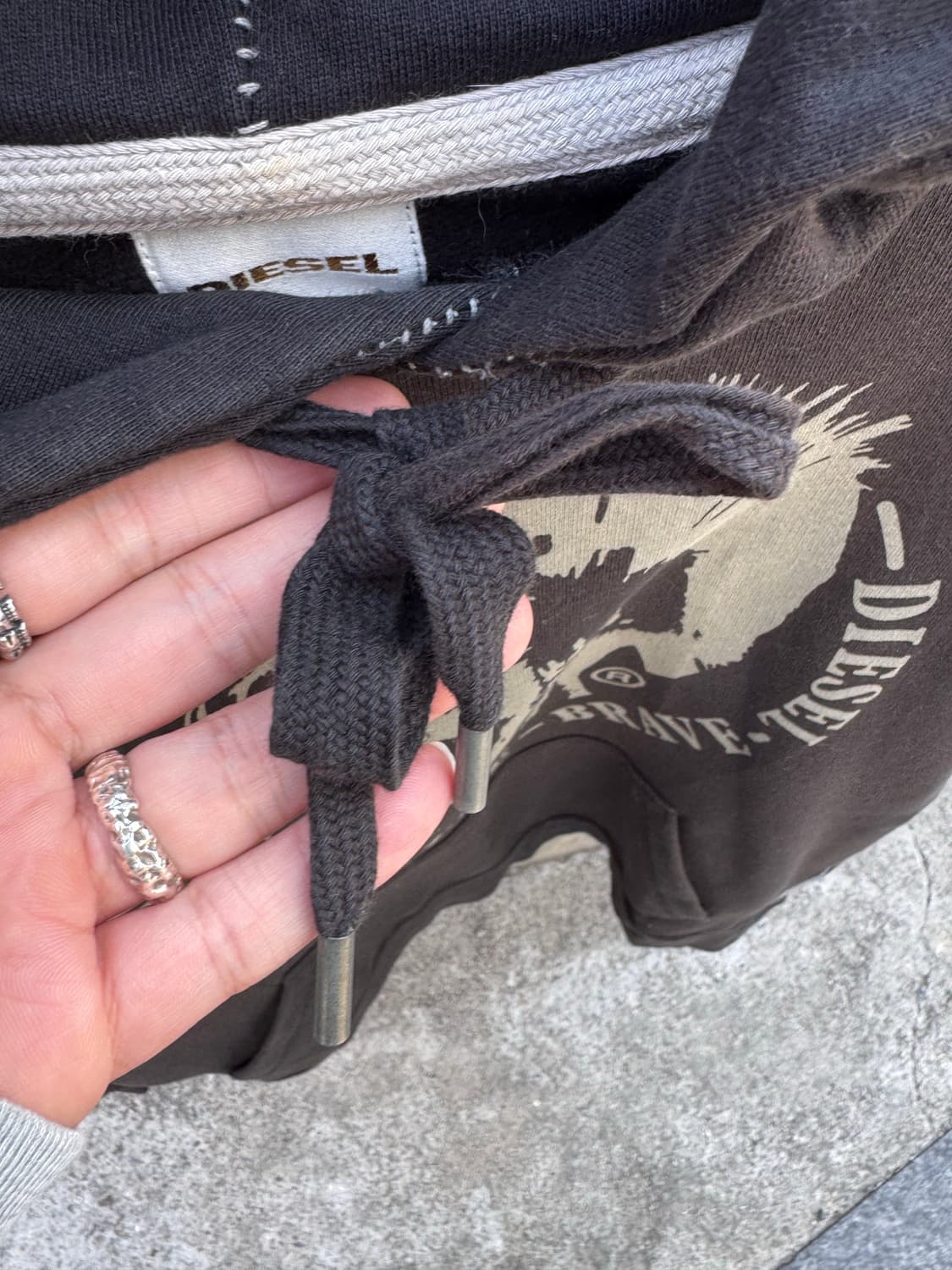 Diesel 디젤 모호크 후드티  상품이미지4