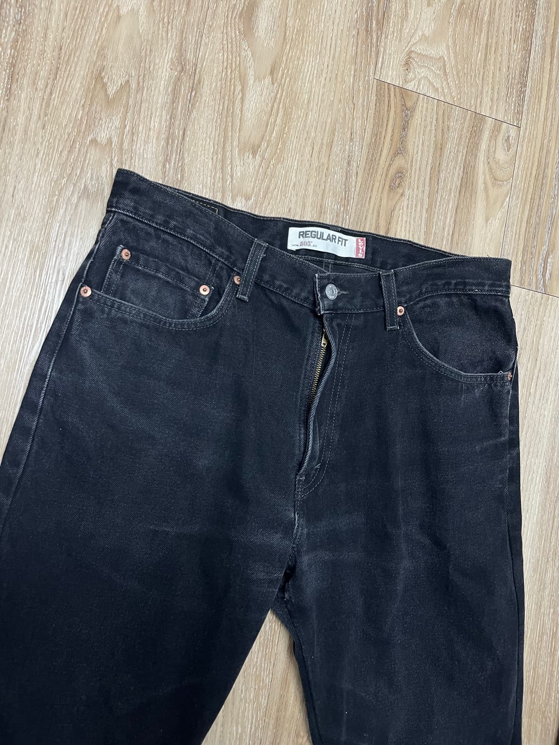 00s 리바이스 505 흑청바지 34 상품이미지4