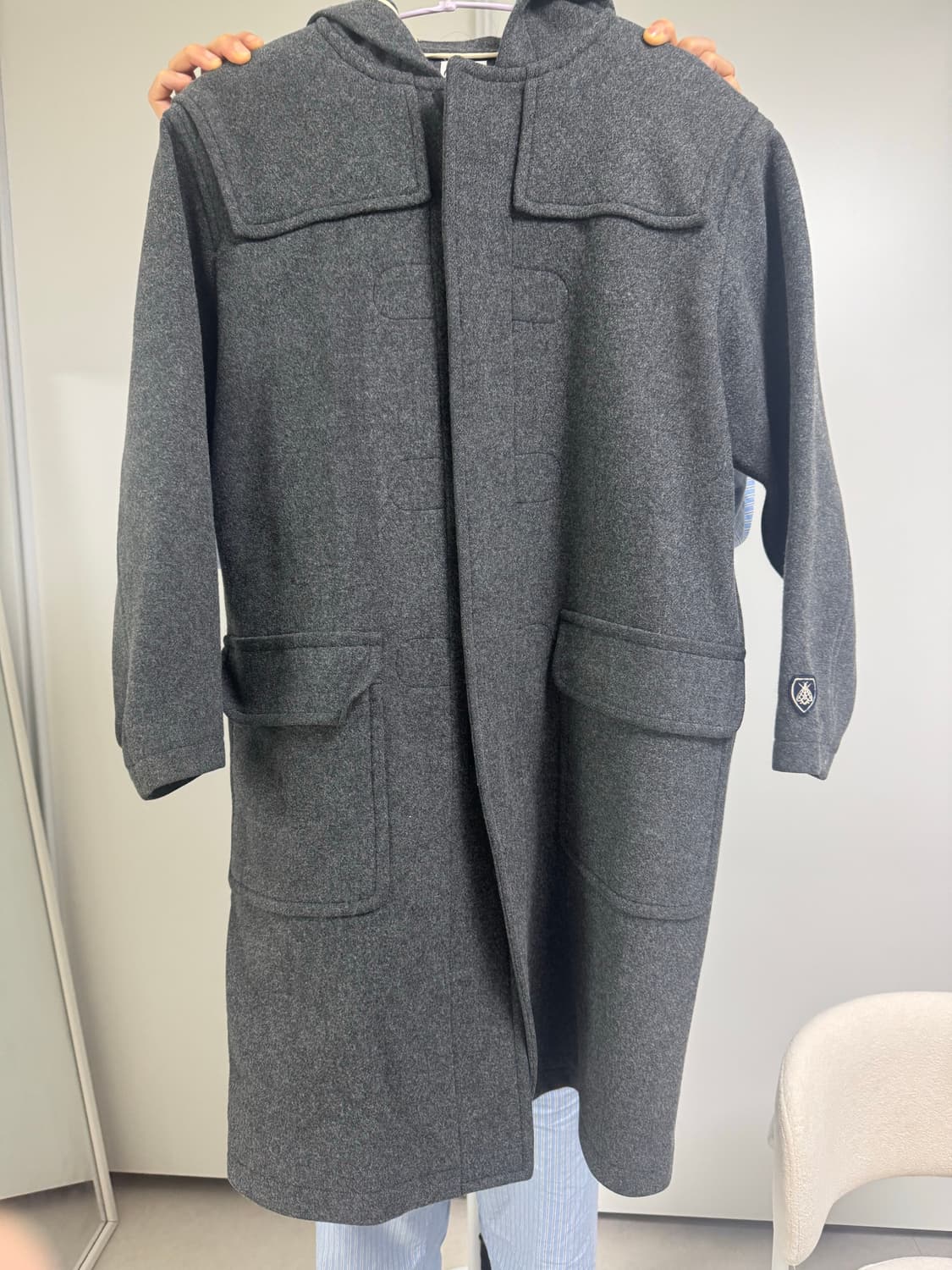 orcival 오르치발 울100% 후드 코트 상품이미지1