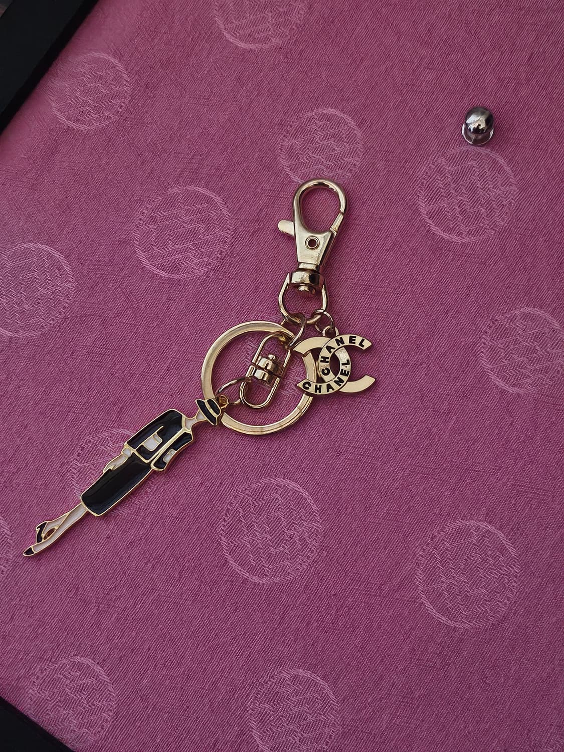 샤넬 정품 빈티지 업사이클링 키링 상품이미지1