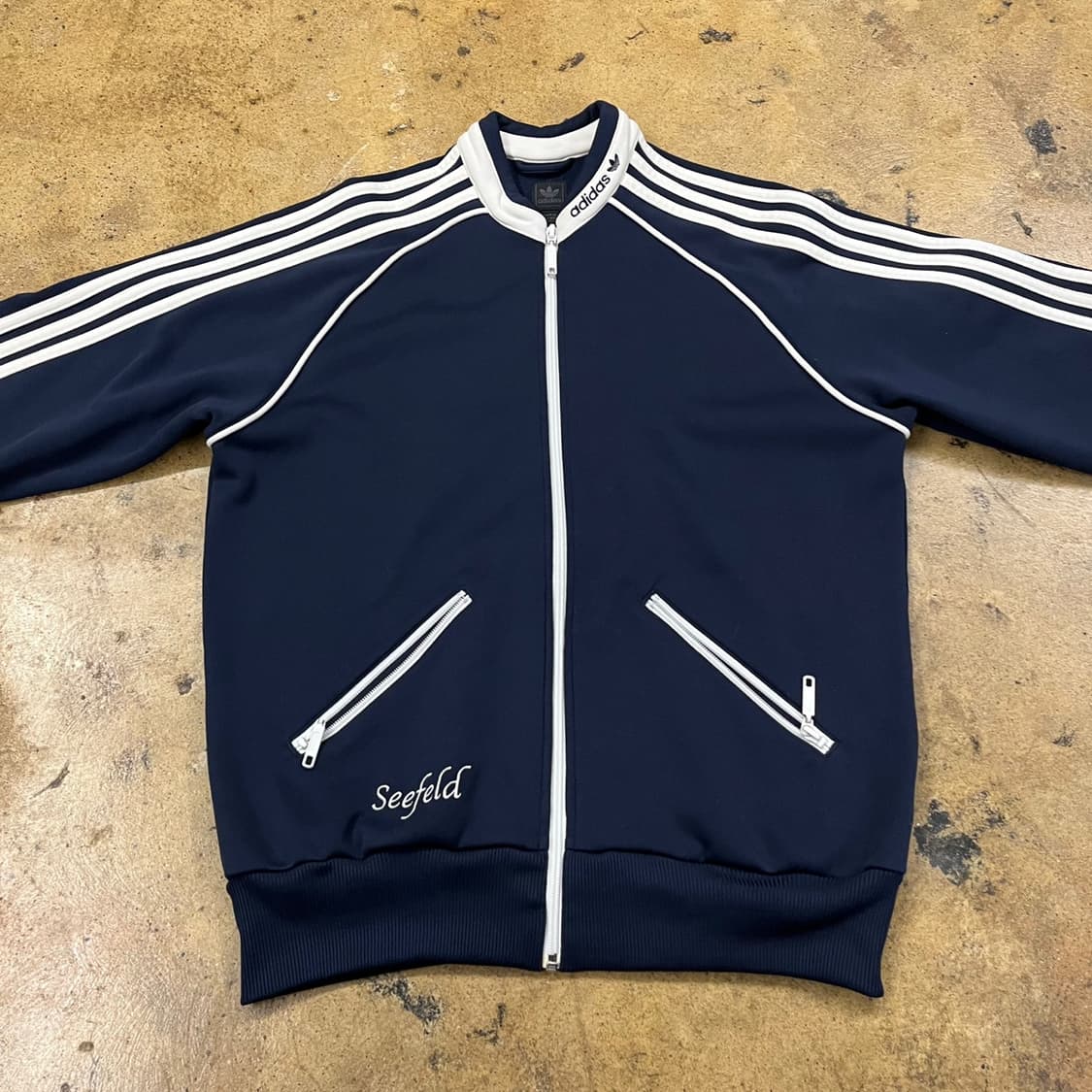 아디다스 씨필드 시필드 네이비 레어 져지 트랙탑 상품이미지3