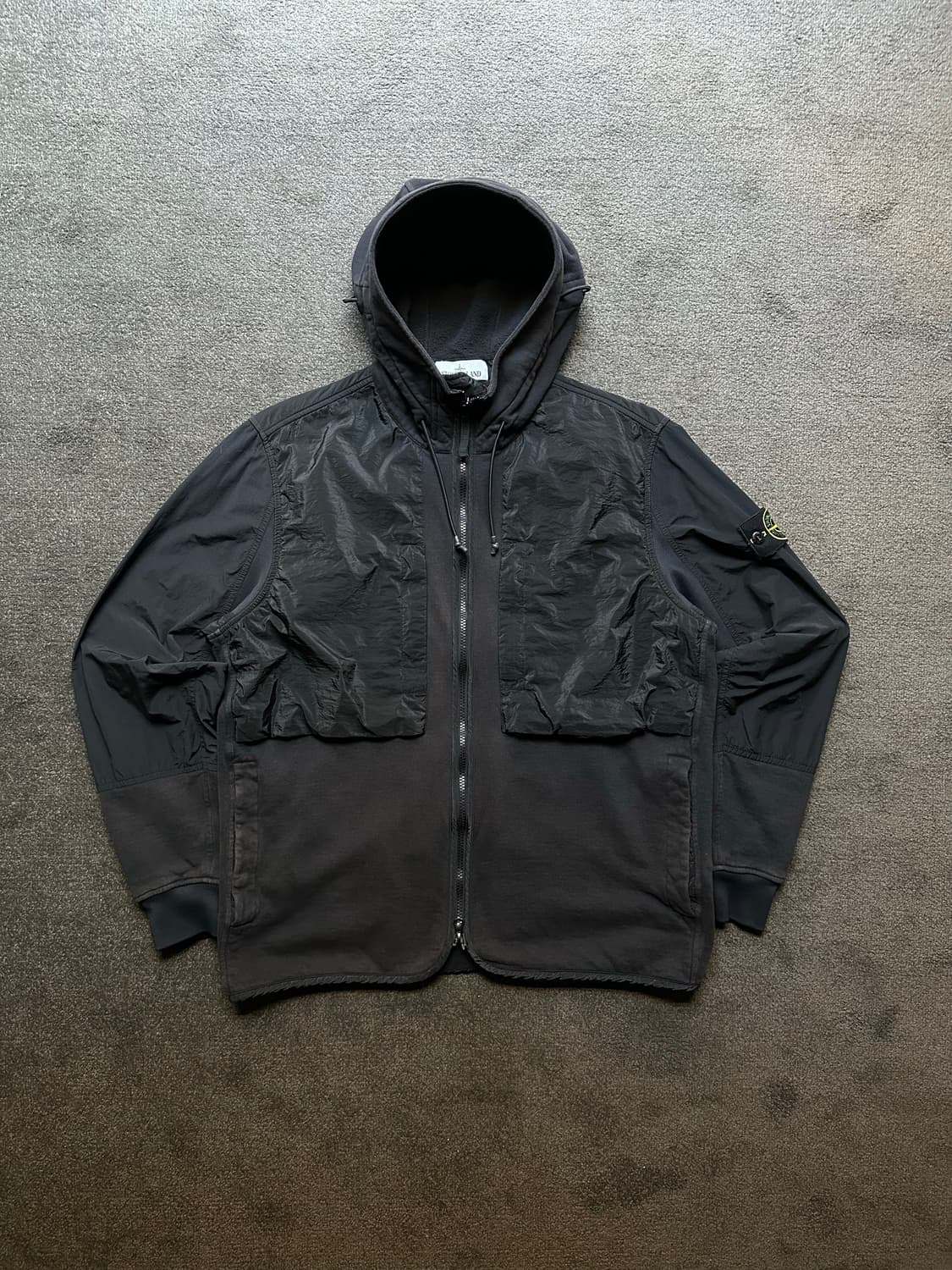 스톤아일랜드 나슬란 나일론 메탈 후드 집업 L 상품이미지1