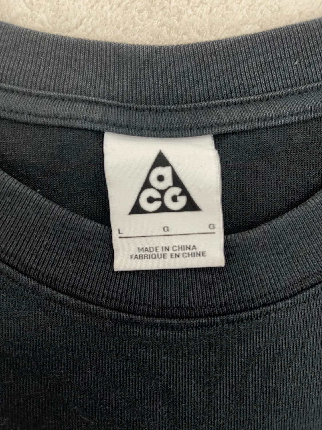 ACG 볼케이노 롱슬리브 티셔츠 블랙-아시아 L 상품이미지4