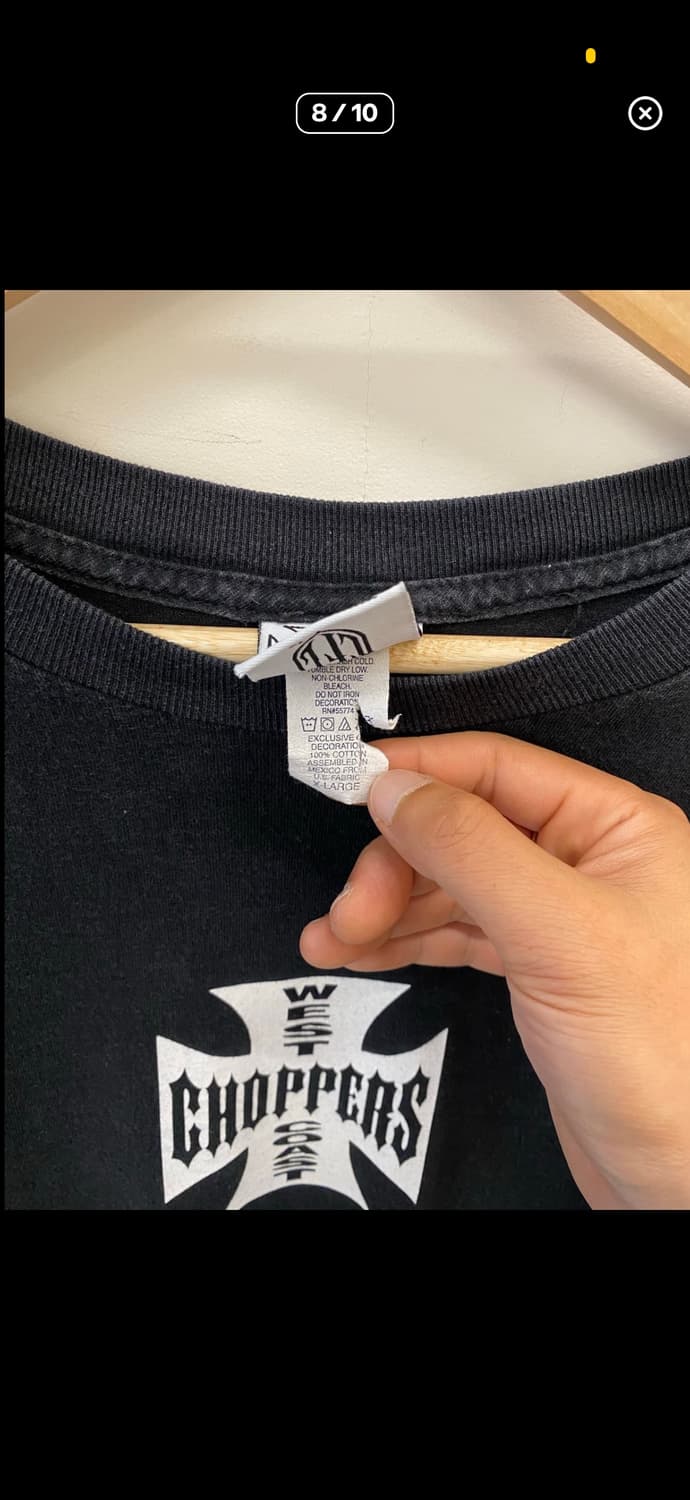 90s USA OG 웨스트코스트챠퍼스 롱슬리브 상품이미지7