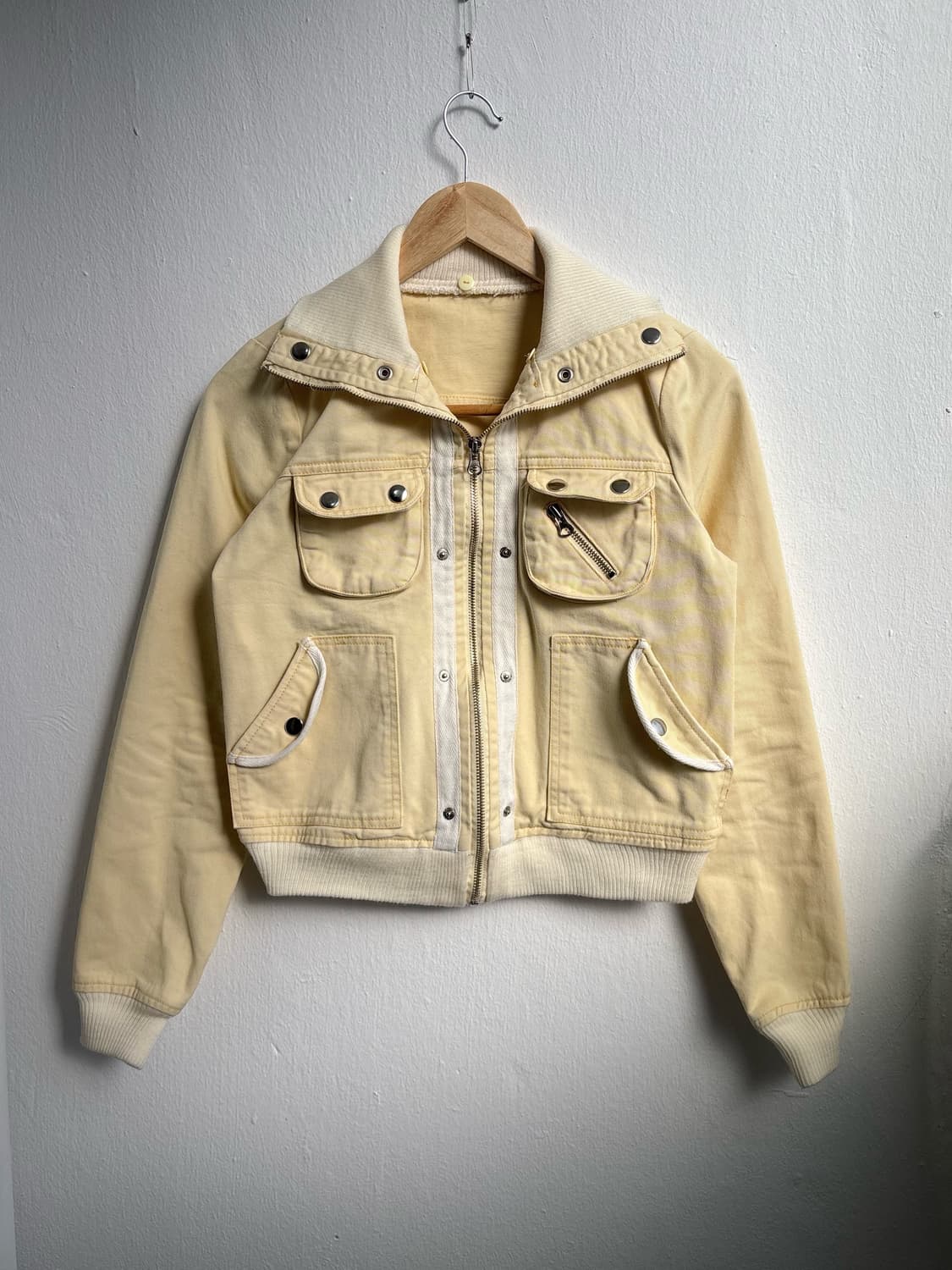 Vintage Yellow Multi Pocket Jacket  상품이미지4