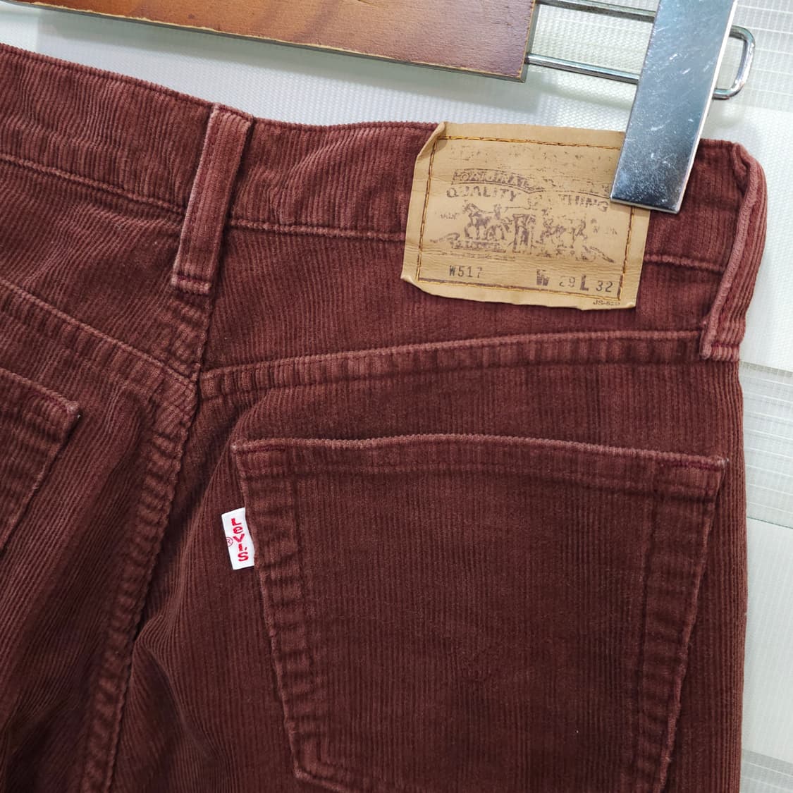 90s 리바이스 W517-15 화이트텝 코듀로이 팬츠 상품이미지3