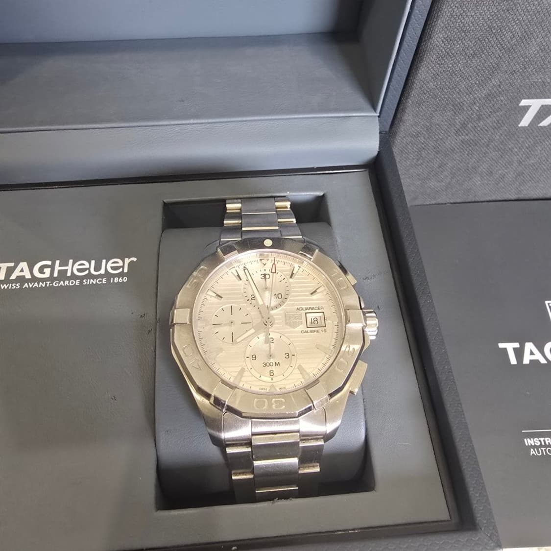 [중고/정품] 태그호이어 CAY2111 아쿠아레이서 300M 칼리버 16 상품이미지2