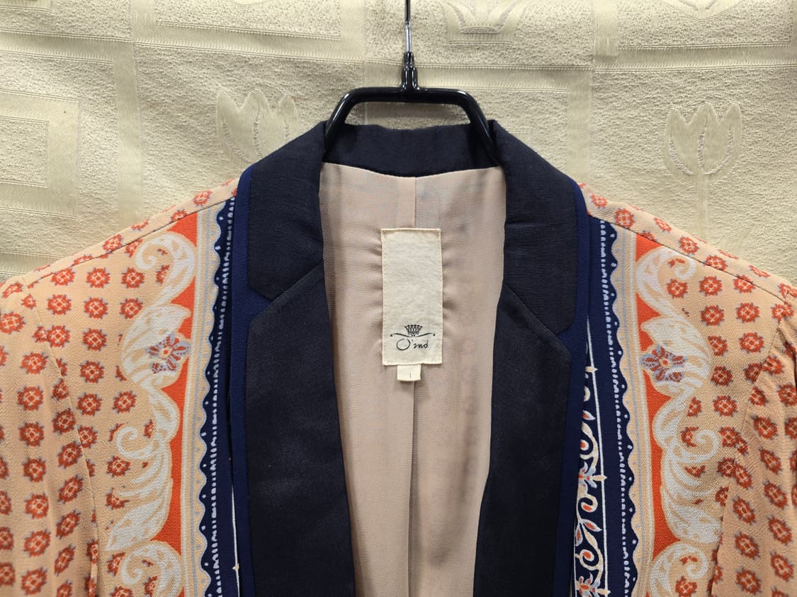 오즈세컨 패턴 자켓 1사이즈(S) 상품이미지2