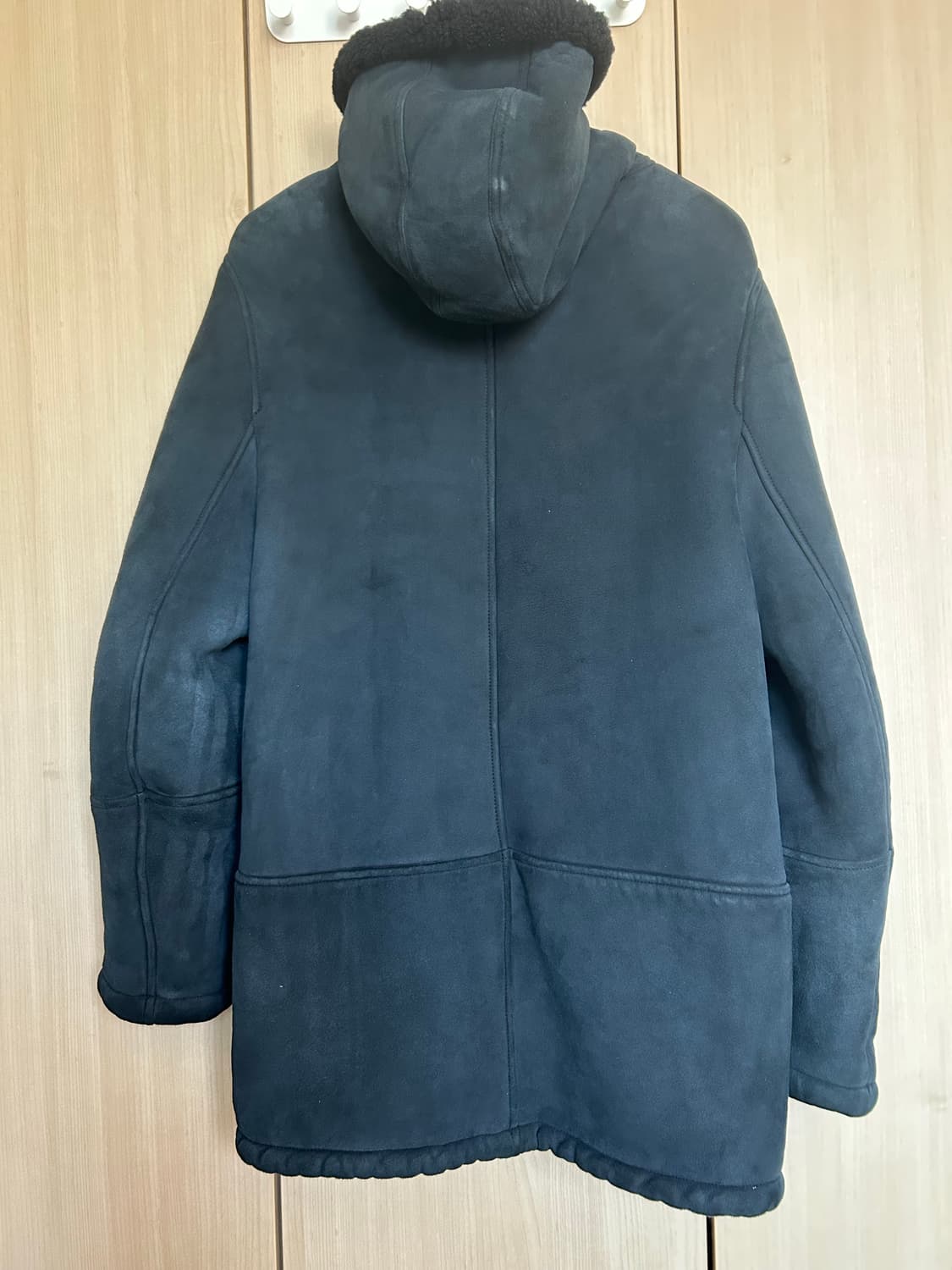 XS 이지 시즌 롱 후드 무스탕 상품이미지3