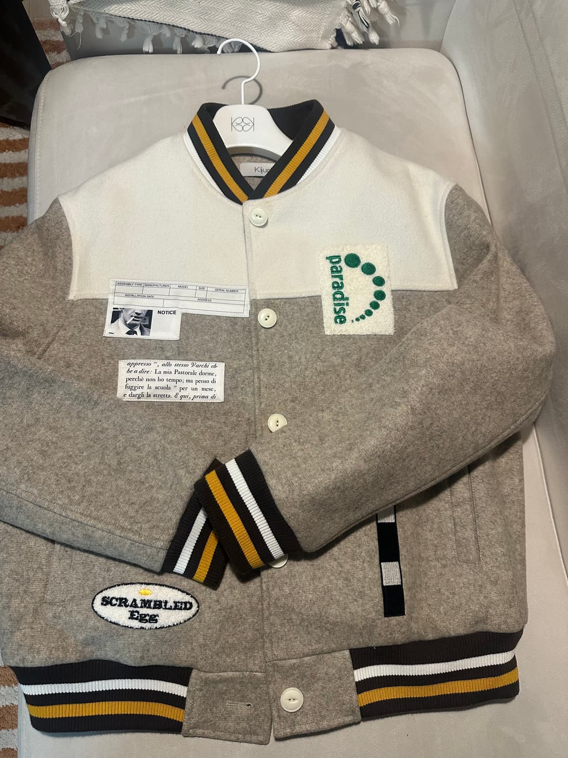 kijun Patch Stadium Jumper 기준 패치 스태디움 점퍼 상품이미지3