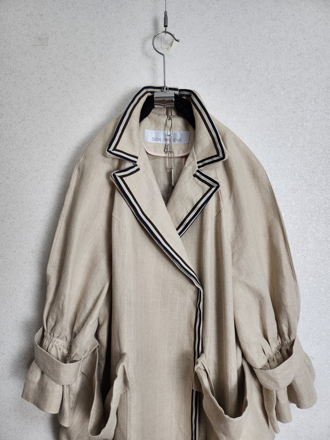 손정완 린넨100% 코트55 66 상품이미지2