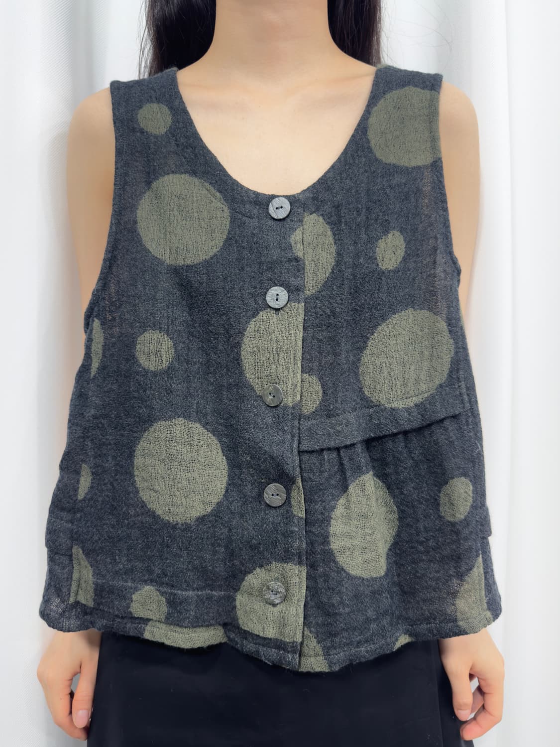 dot vest  상품이미지1