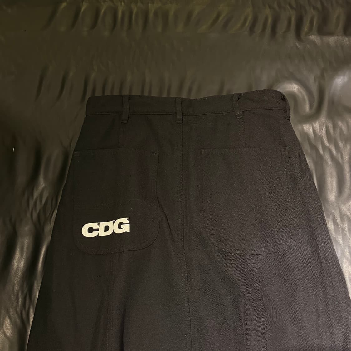 꼼데가르송 CDG 로고 드롭크로치 팬츠 상품이미지4