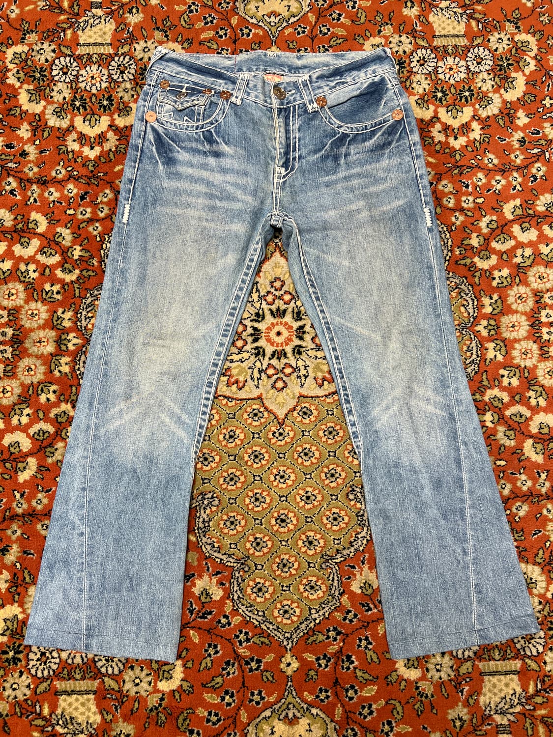 [32] 트루릴리전 조이 슈퍼티 부츠컷 연청 데님팬츠 상품이미지1