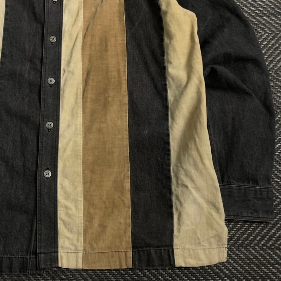 00s 후부 올드스쿨 박시핏 데님 캔버스 셔츠o 4273 상품이미지2