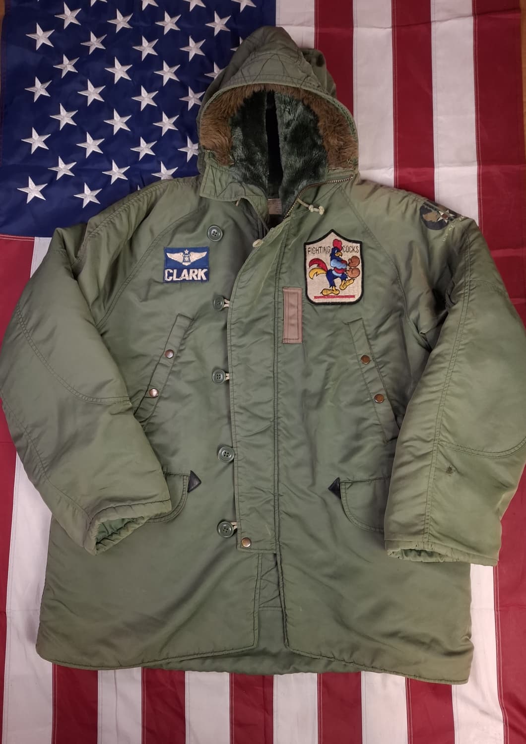 오리지날 휴스턴 미공군 N-3B 파카 상품이미지1