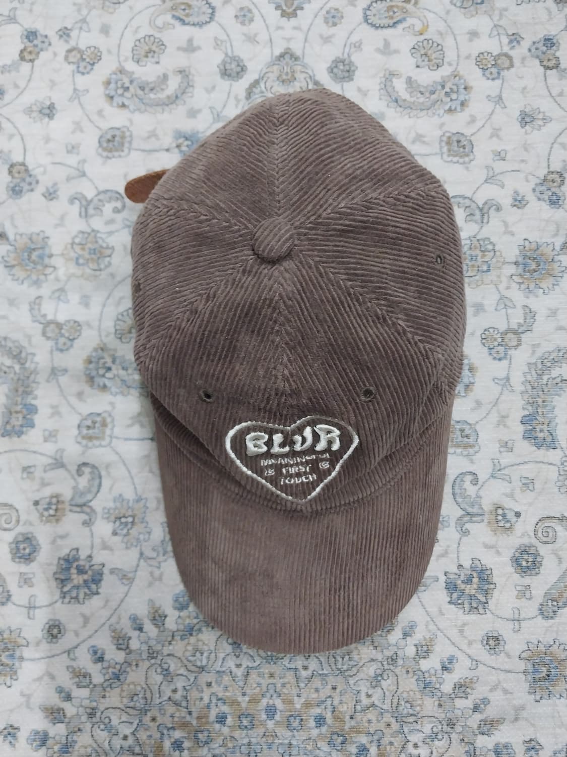 BLUR 코듀로이 볼캡 브라운 F 상품이미지2