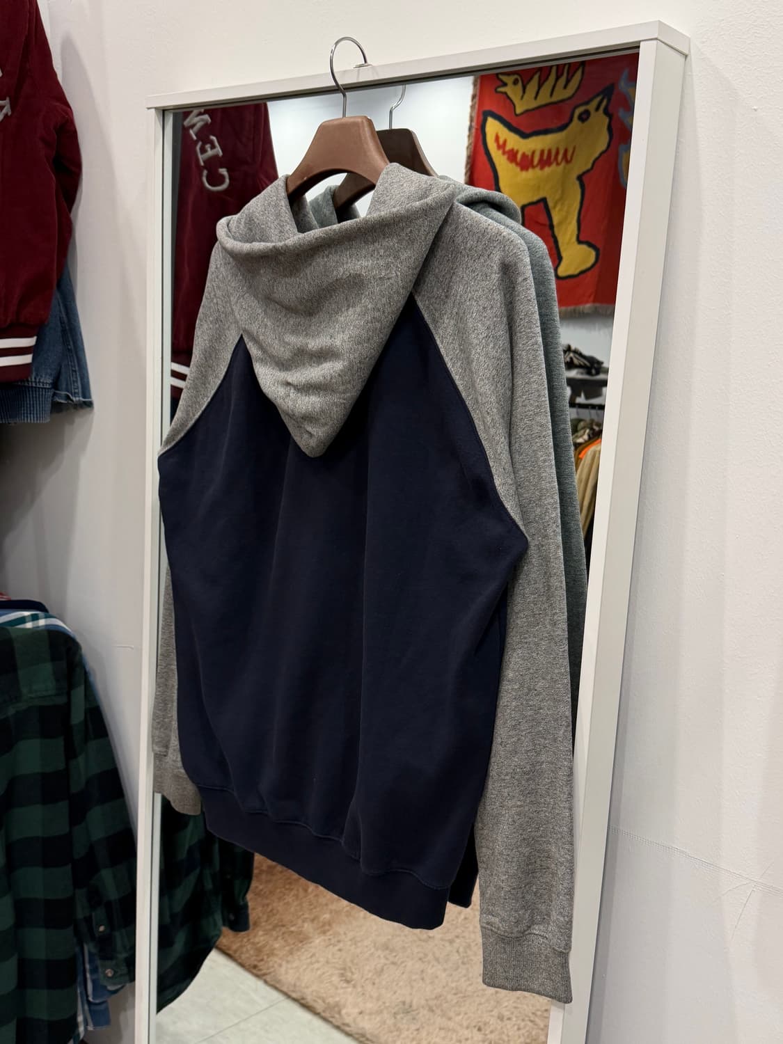 Quik Silver 퀵실버 배색 스웻 후드 집업 상품이미지6