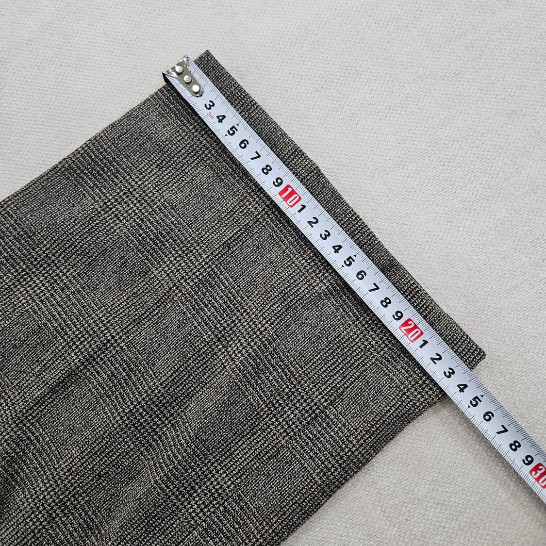 [92-106] 갤럭시 투턱 체크패턴 울100% 팬츠 0120Y2 상품이미지10