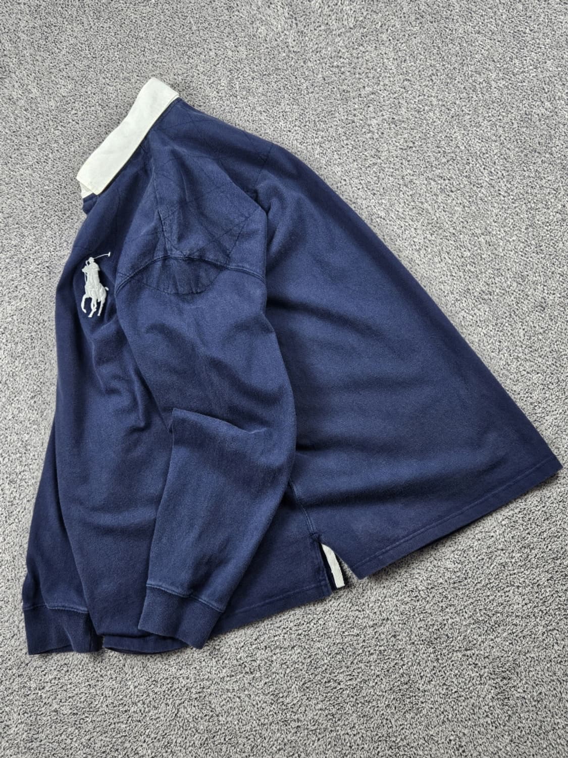 폴로랄프로렌 빅포니 다이아 퀼팅 럭비 티셔츠 ( XL ) / 10075 상품이미지3