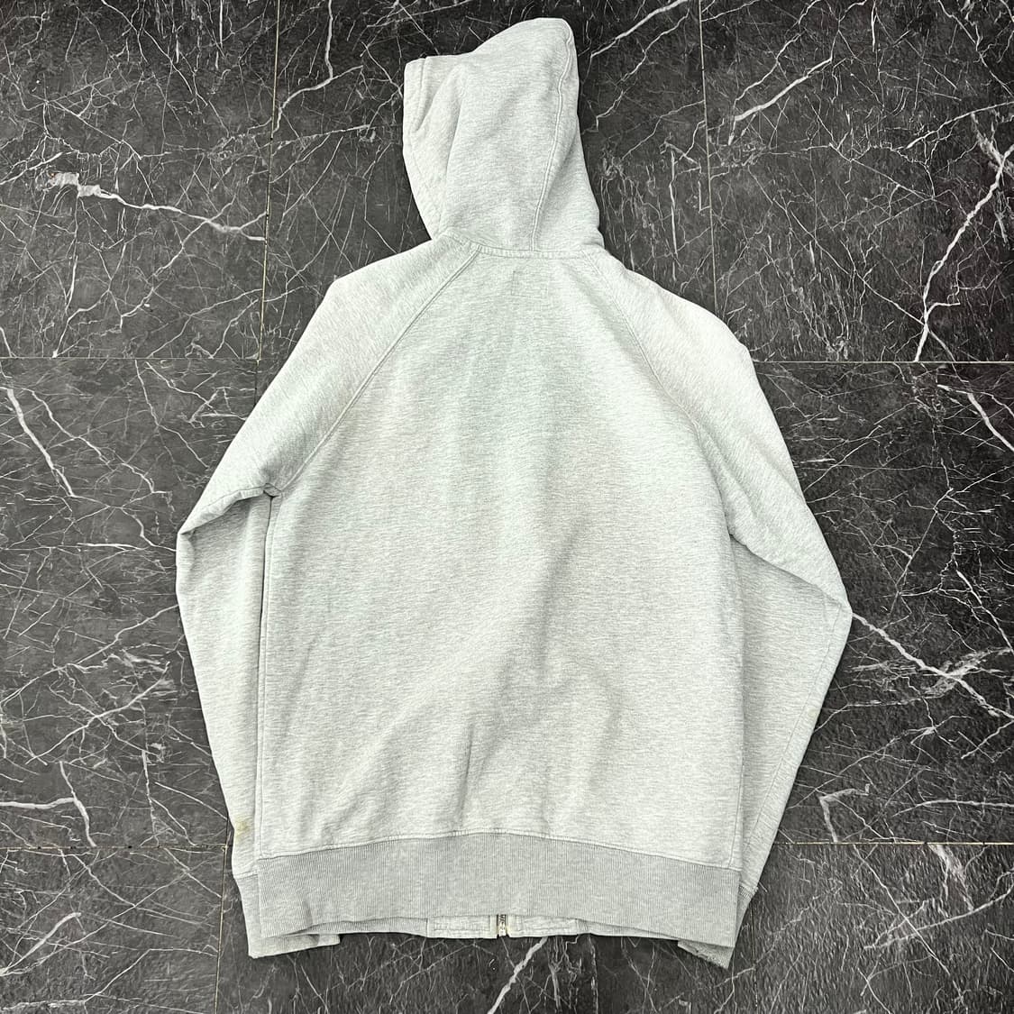 스투시 1980 베이직 로고 후드집업 그레이 상품이미지3