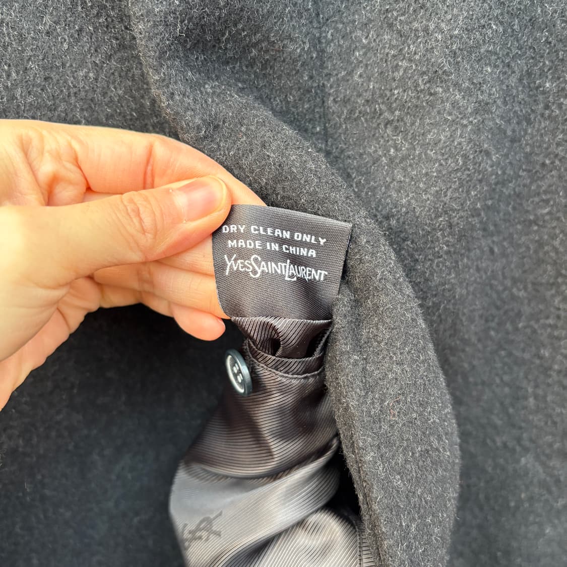 Yves Saint Laurent 입생로랑 울 캐시미어 코트 상품이미지8