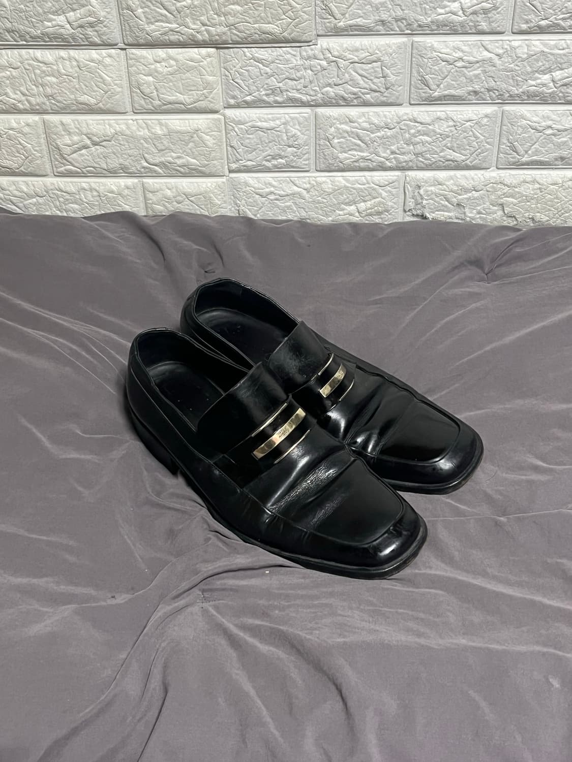 ‘00s’ Vintage Gucci Loafers Leather  상품이미지1