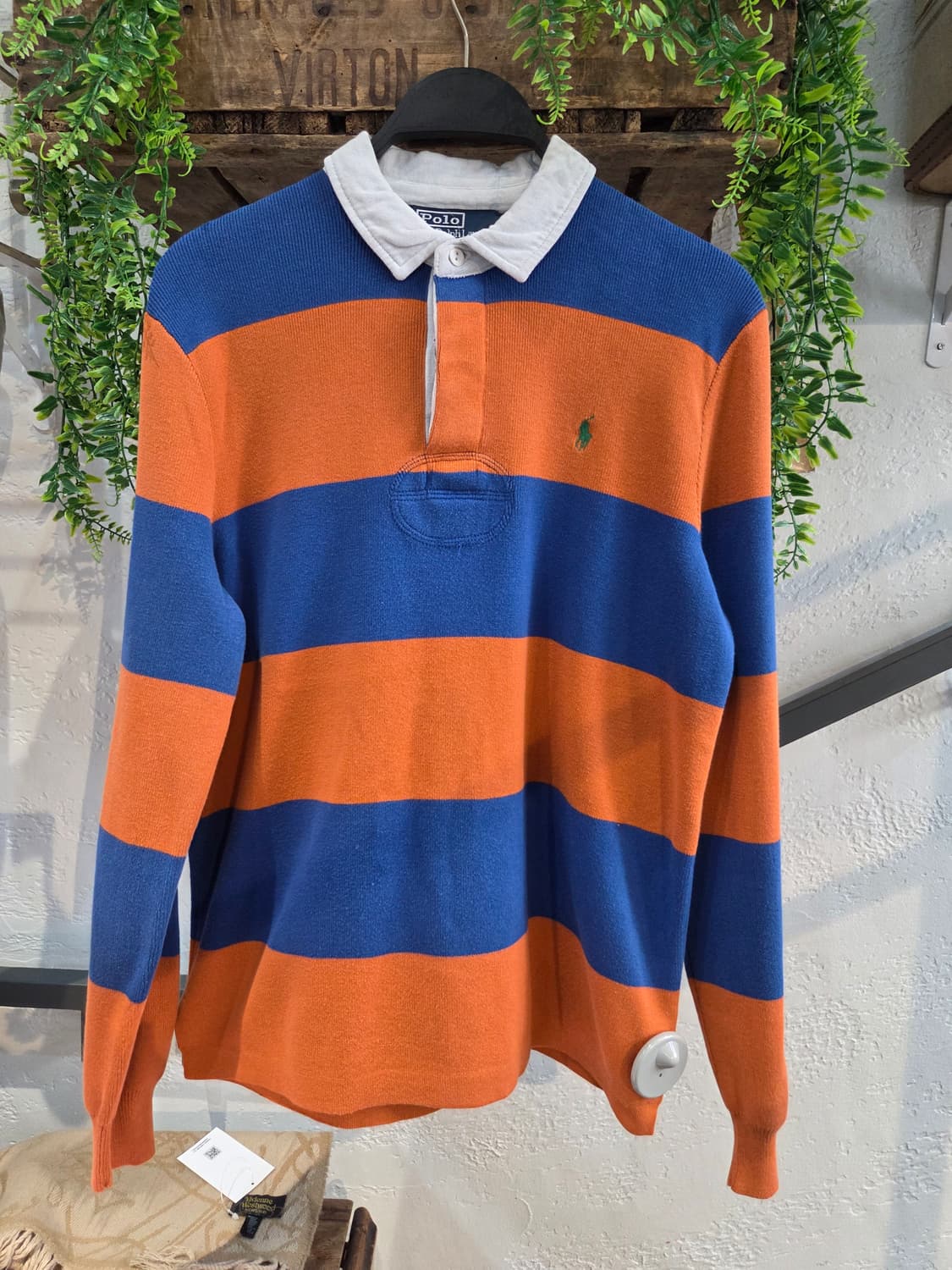 Polo 폴로 오렌지 스트라이프 럭비티 상품이미지1