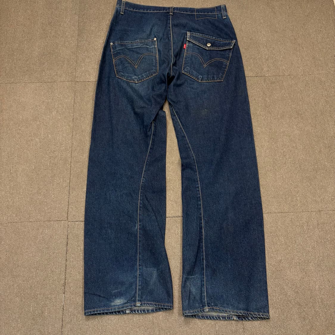 00s levis 리바이스 엔지니어드진 커브드 루즈핏 데님  상품이미지5