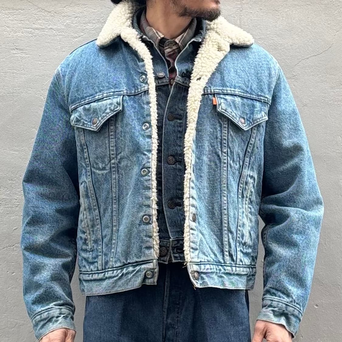 80년대 미국 리바이스 70608 쉐르파 오렌지탭 상품이미지8