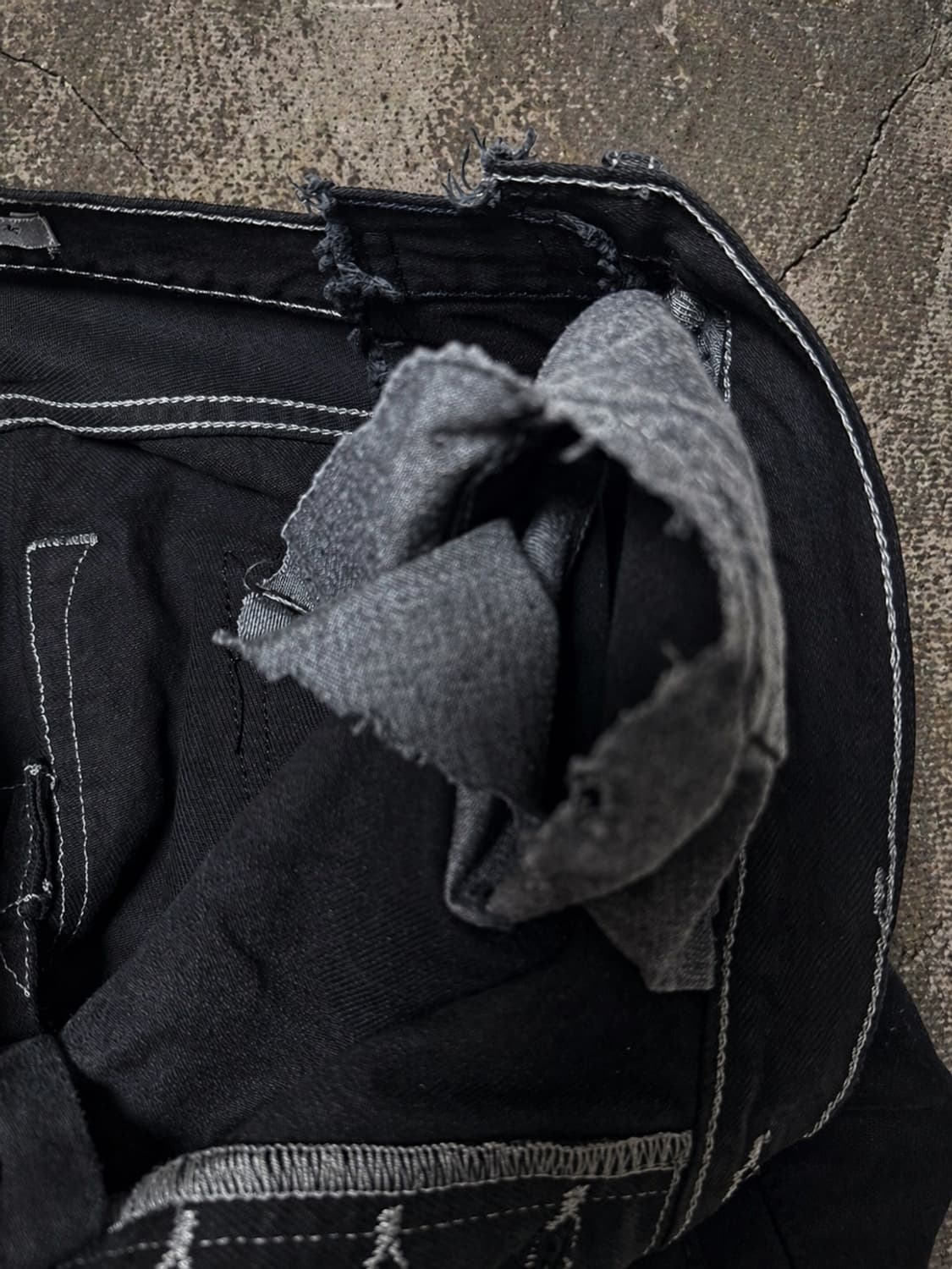 OLDPARK ZIP BAGGY, BLACK L 상품이미지5