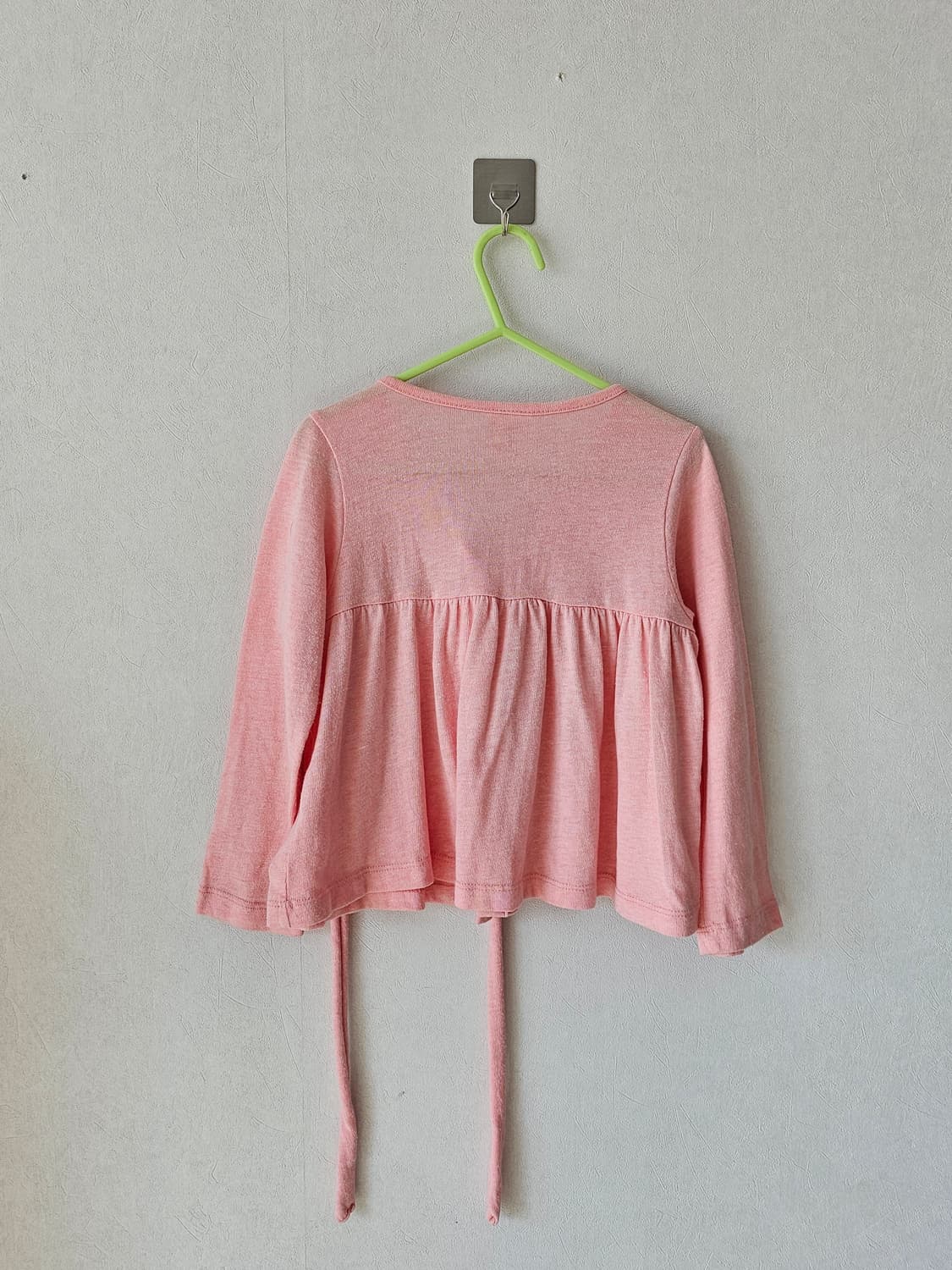 여아 연핑크 발레 가디건 5~7세 / 리본 코튼 가디건 상품이미지3