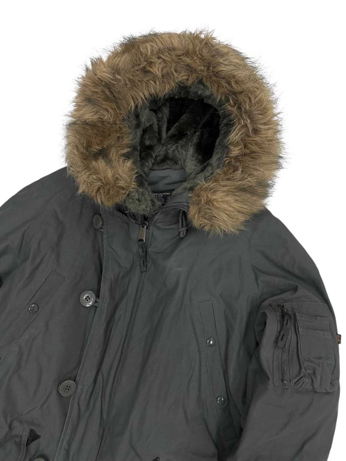 알파인더스트리 N3B 야상자켓 카키 (XL~2XL) 상품이미지2