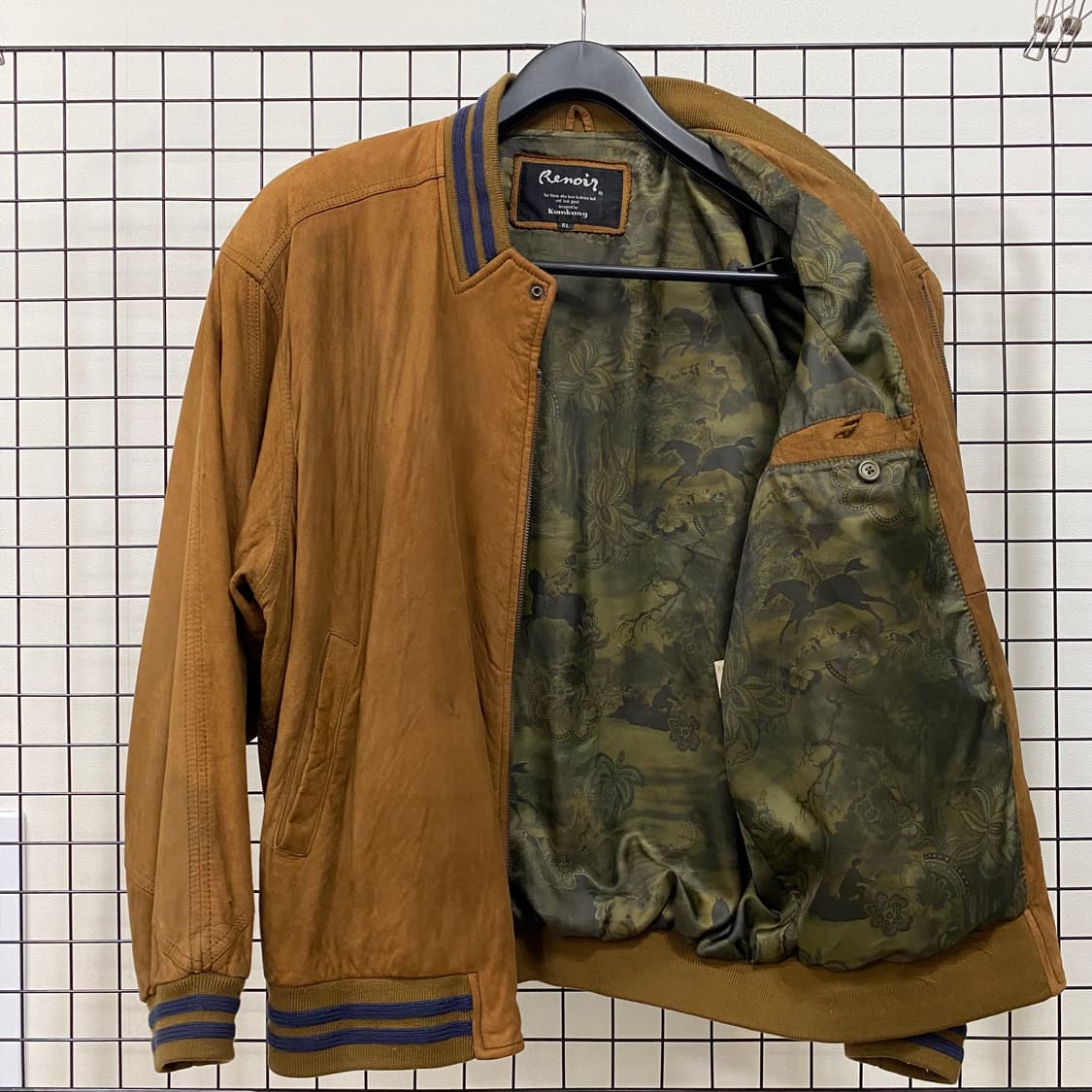 르누아르 금강 90s 양가죽 블루종 자켓 상품이미지7