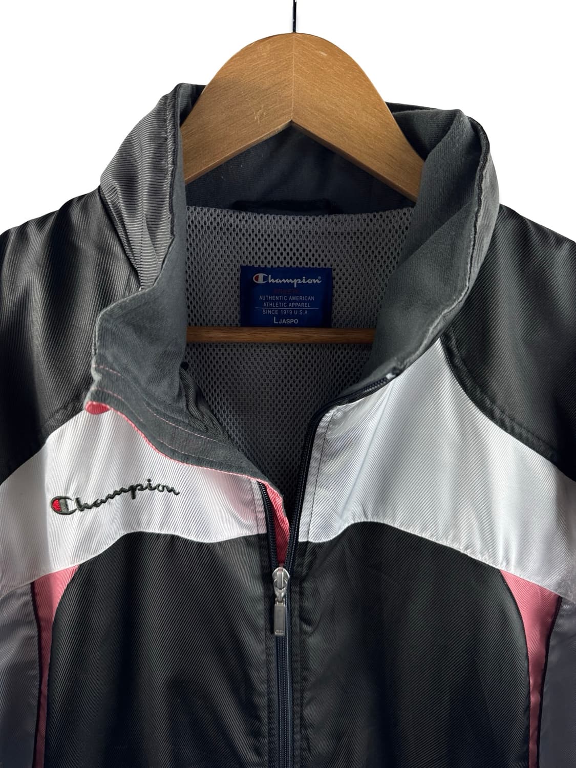 챔피온 핑크 사이드 로고 바람막이2632 상품이미지3