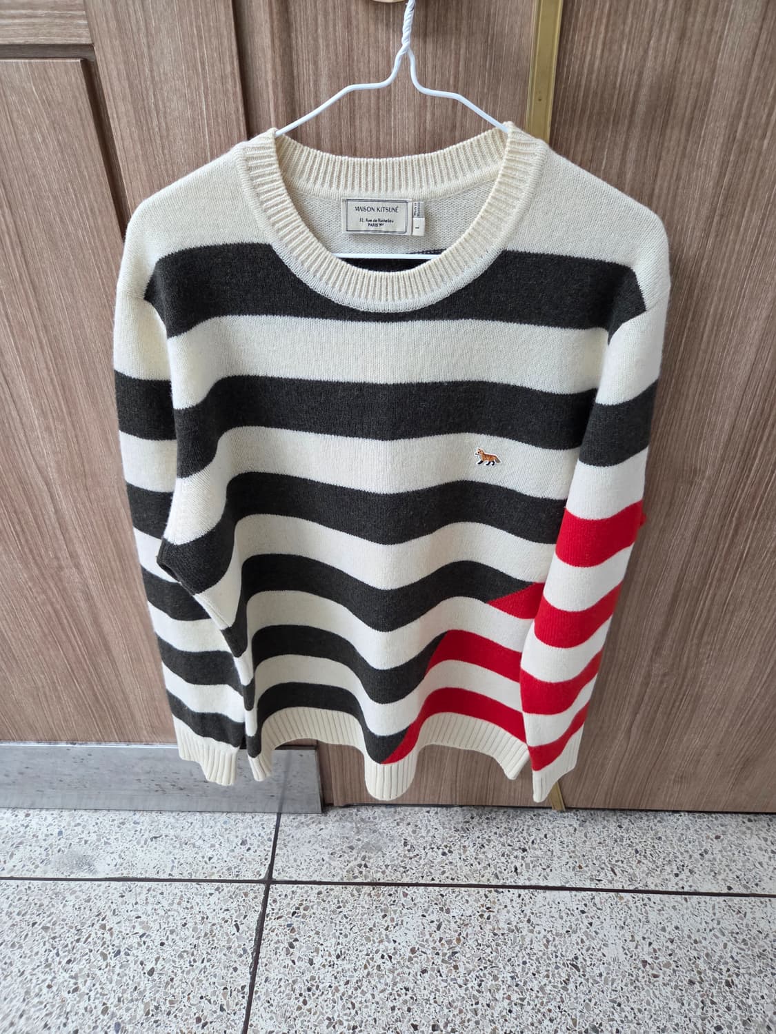 메종키츠네 니트 L 상품이미지1