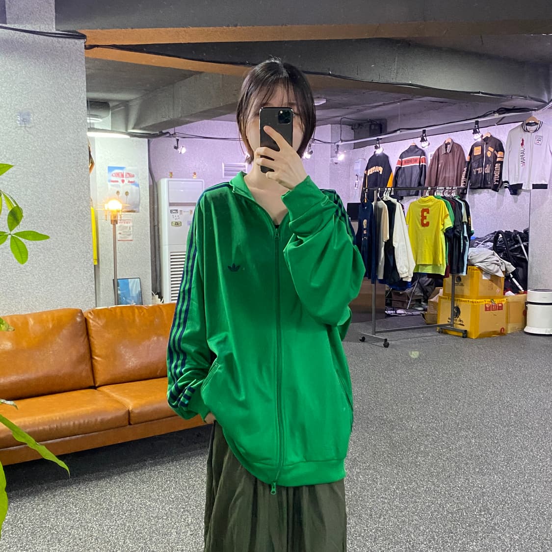 아디다스 파이어버드 그린 트랙탑 져지 B4952 상품이미지1