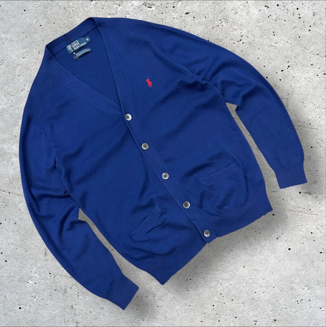 [M] 폴로 랄프로렌 피마코튼 네이비 가디건 B618 상품이미지1