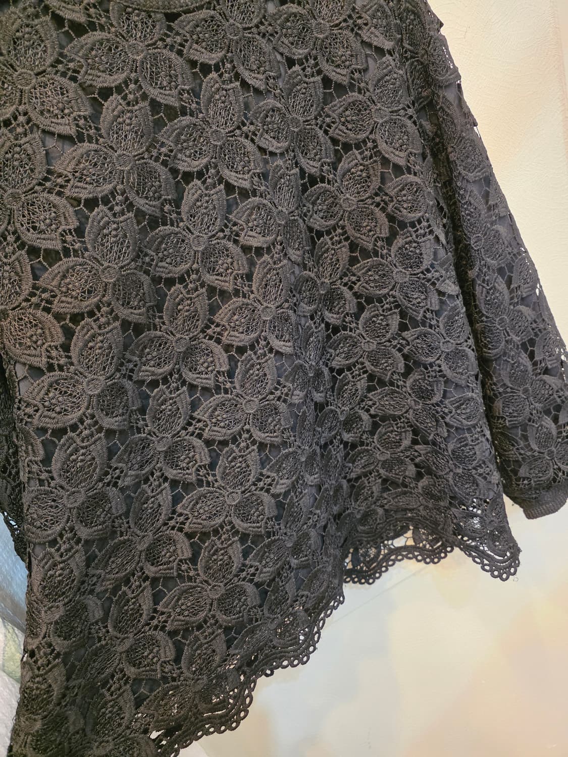 안나수이 블랙 레이스 블라우스 상품이미지5