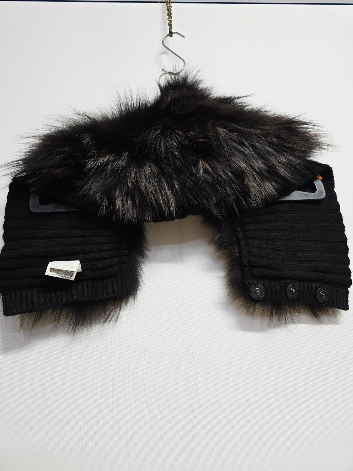 KL by lynn 갈색 니트 폭스 퍼 넥밴드 상품이미지3