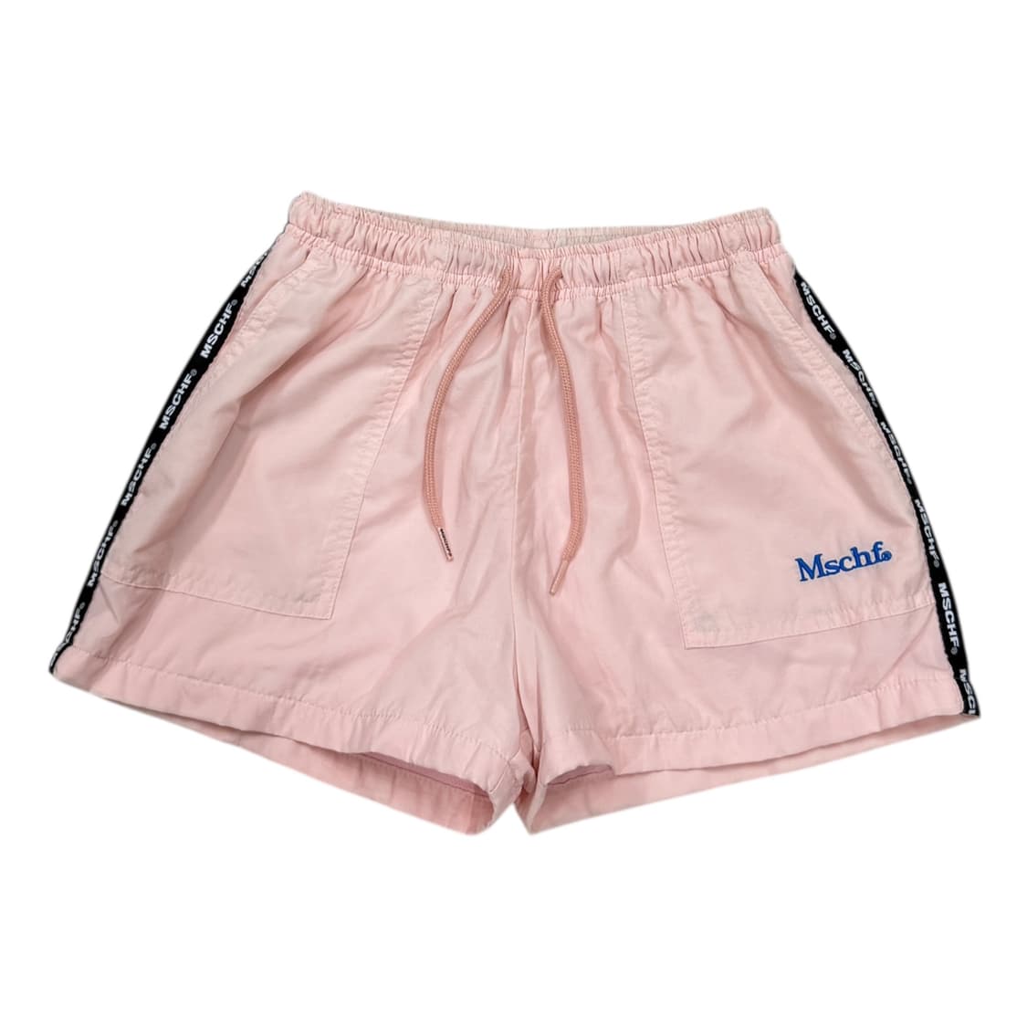 미스치프 사이드라인 딸기우유 핑크 트랙 반바지 S 상품이미지1