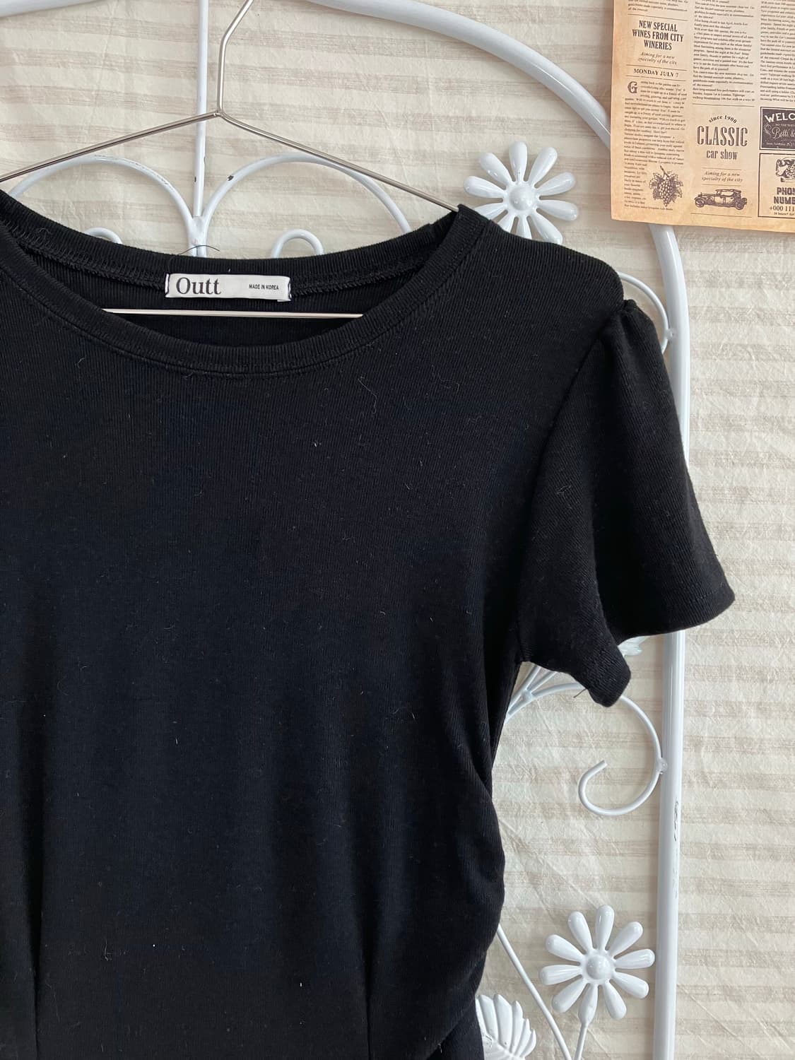 빈티지 블랙 셔링 원피스 884 y2k 스트릿 모리 갸루 일본빈티지 펑키 상품이미지4