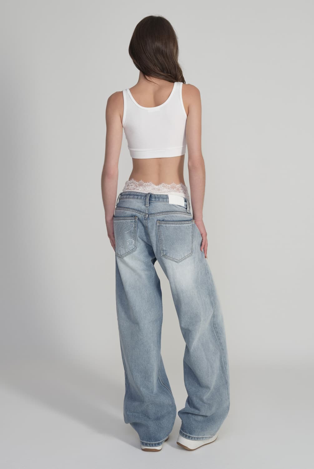 클리시어 Krystal vintage wide jeans 데님팬츠 상품이미지3