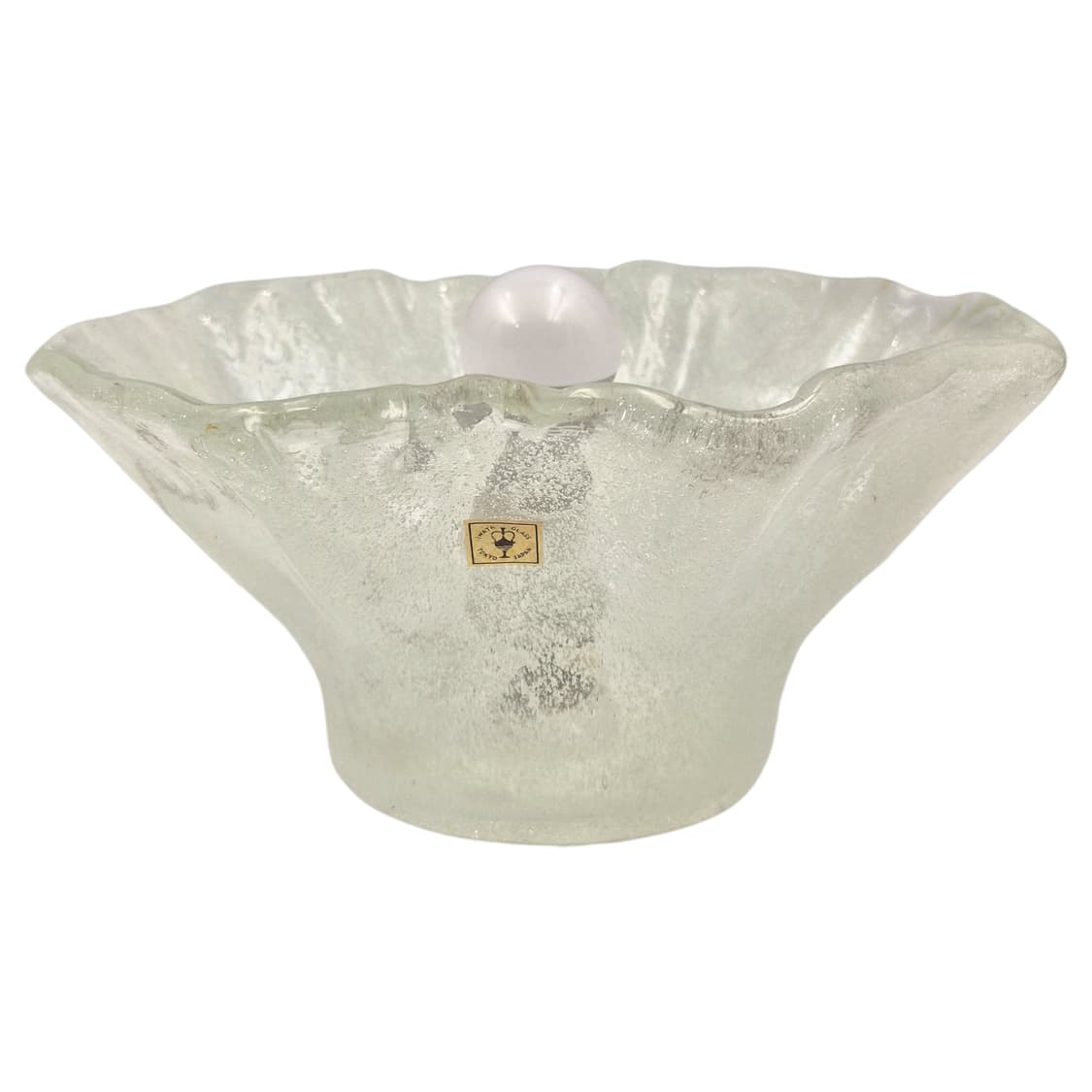 60s 이와타 핸드블로운 마블 대형 꽃바구니 램프 상품이미지8