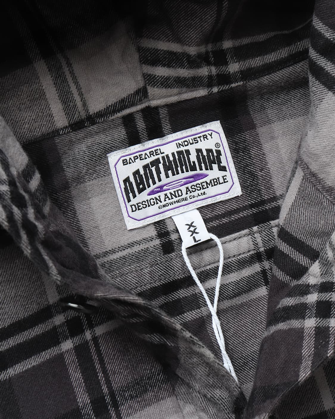 A BATHING APE Hooded Flannel Shirt 상품이미지4