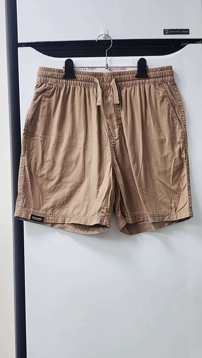 그루브라임 남성 밴딩 반바지 L 베이지 상품이미지1