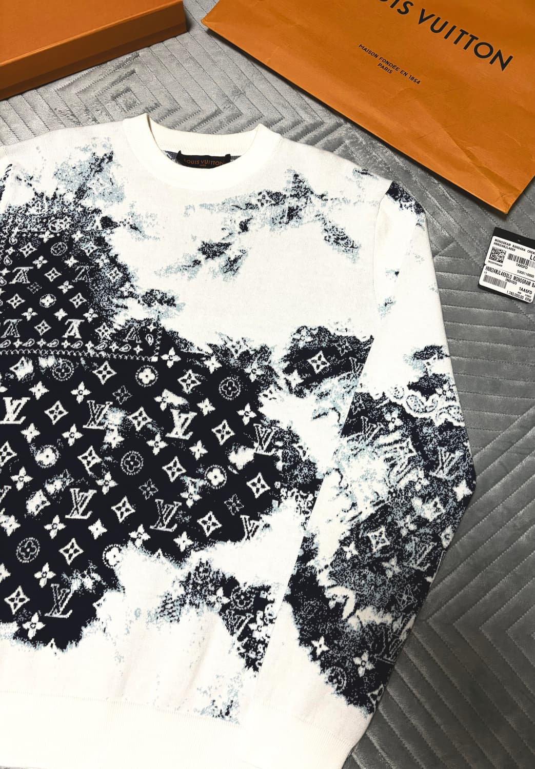 루이비통 반다나 니트 상품이미지2