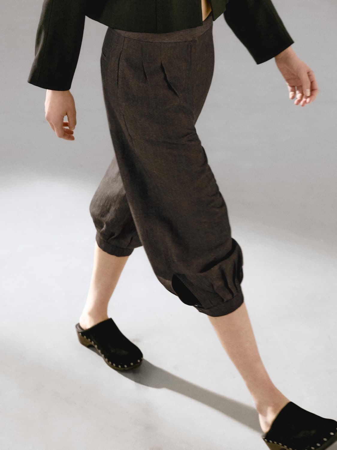 마시모두띠 린넨 벌룬 카프리 팬츠 상품이미지3