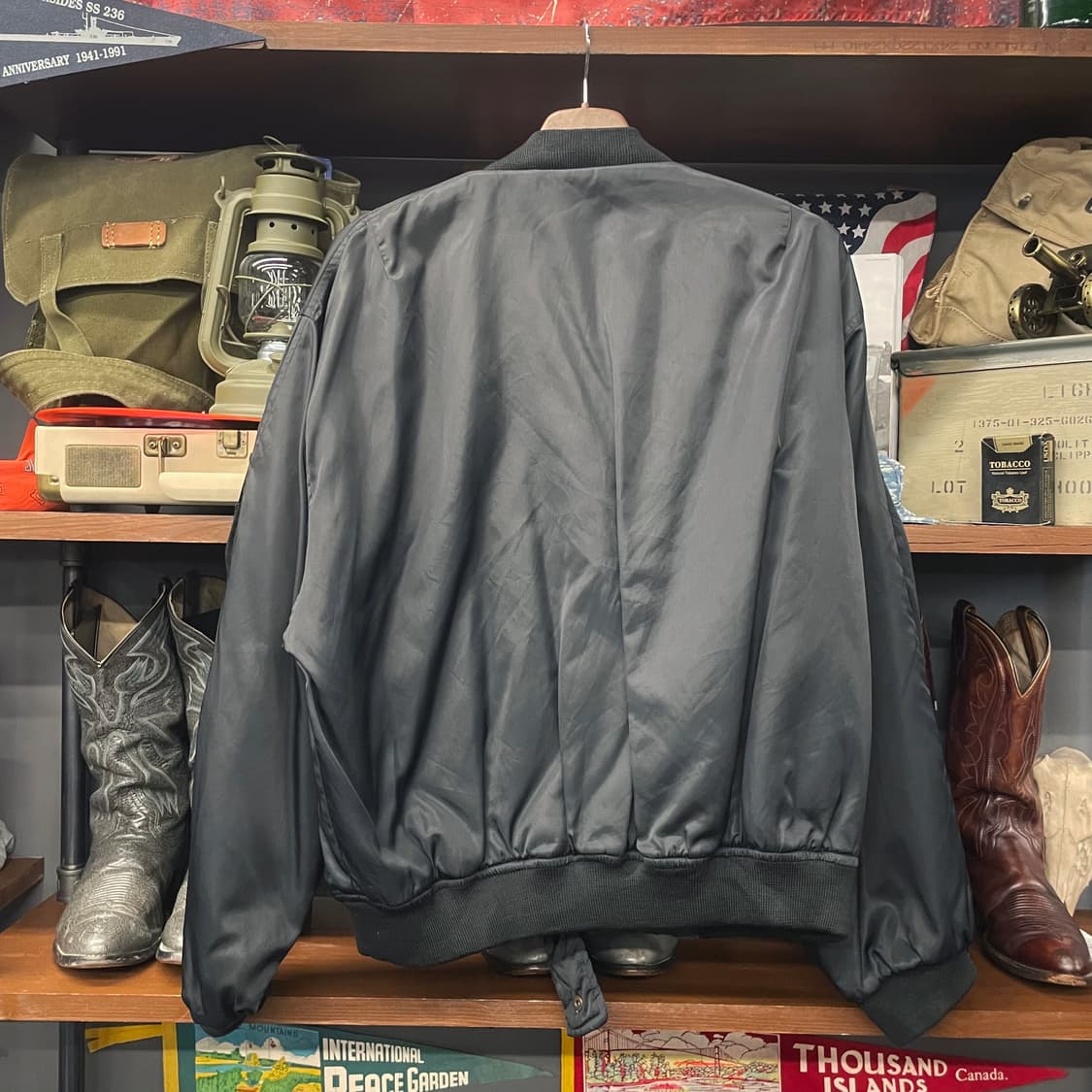 빈티지 Italy 항공 MA-1 자켓 봄버 자켓 N348 상품이미지2