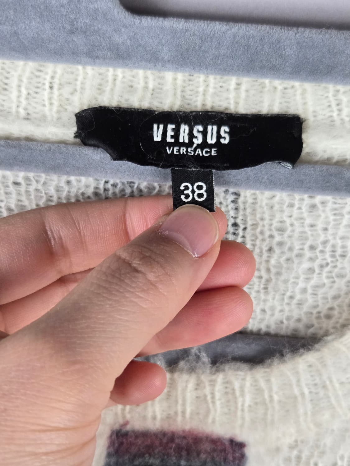 [무료배송]베르수스 베르사체 38 여성 모헤어 니트 정품 한글택 상품이미지7